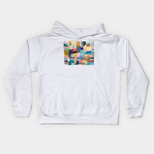 Color Block House Kids Hoodie by DYDART